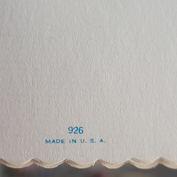 1950s Floral Note Cards Scalloped Edge w/ Envelopes Lillian Grow almost full set - Picture 7 of 10